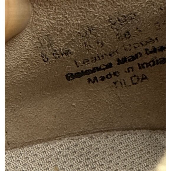 Naturalizer 8.5 Leopard Zebra Print Black Leather Sneaker Black Beige Shoes - Picture 7 of 15